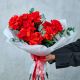 Букет из 9 красных французских роз