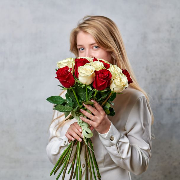 Букет из 17 роз