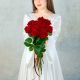 Букет из 11 красных  Российских роз